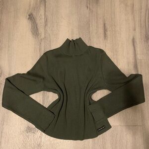 Olive green Calvin Klein Jeans turtleneck